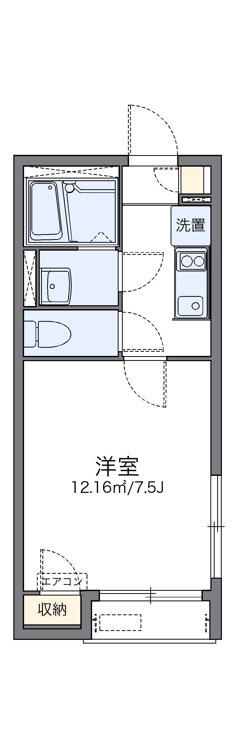 代表的な間取のため実際の間取とは異なる場合があります