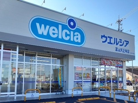 ウエルシア富山天正寺店まで500m
