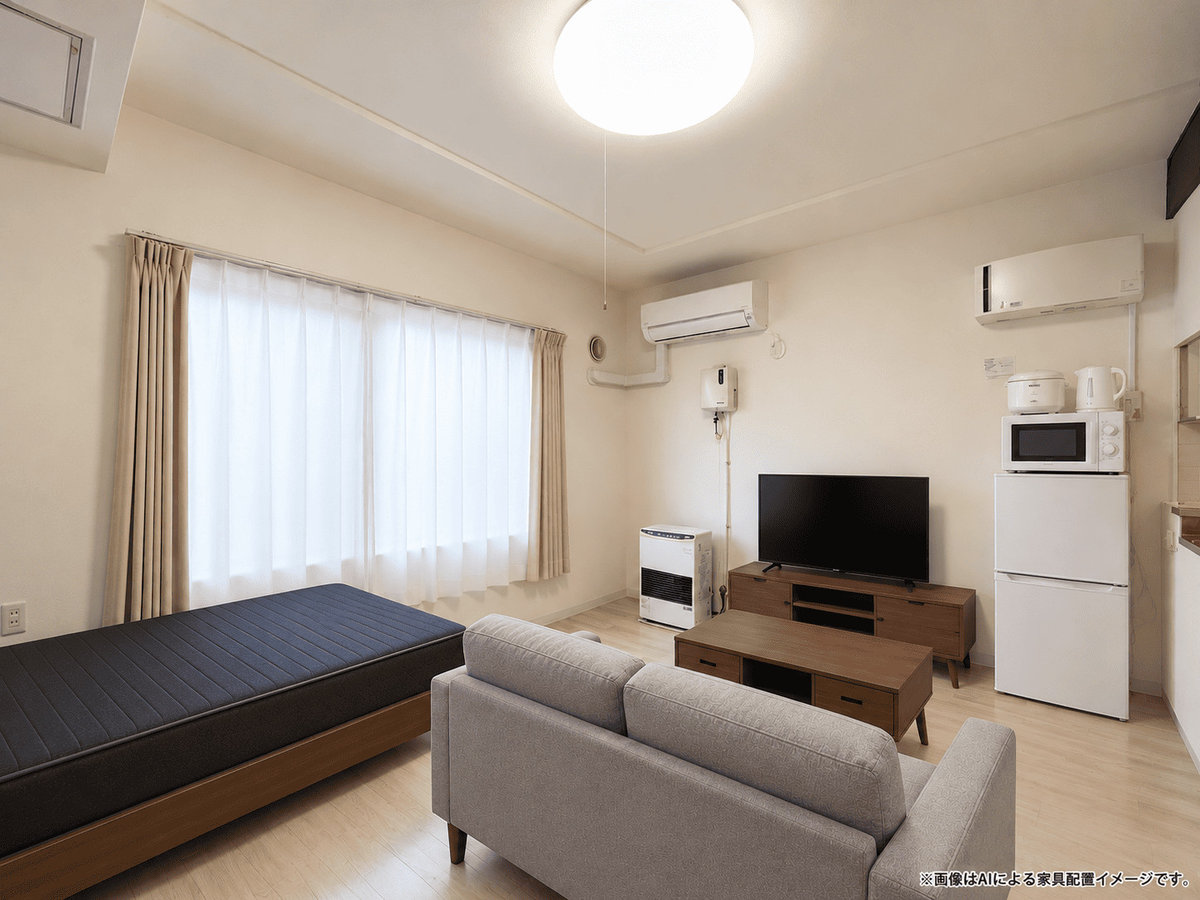 POROKARI北20条C/エアコン/ネット無料 - 札幌市北区 マンスリーマンション 札幌市北区 ウィークリーマンション