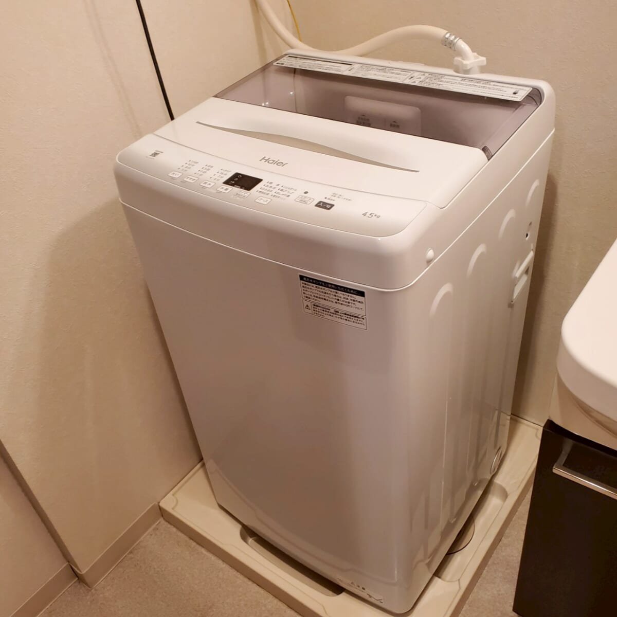 洗濯機付き♪