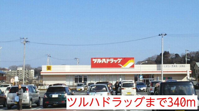 ツルハドラッグまで340m
