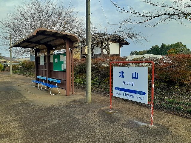 北山駅まで4000m