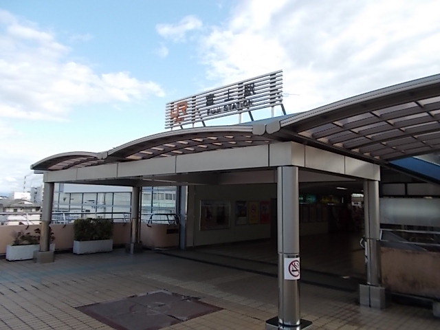 東海道本線　富士駅まで4400m