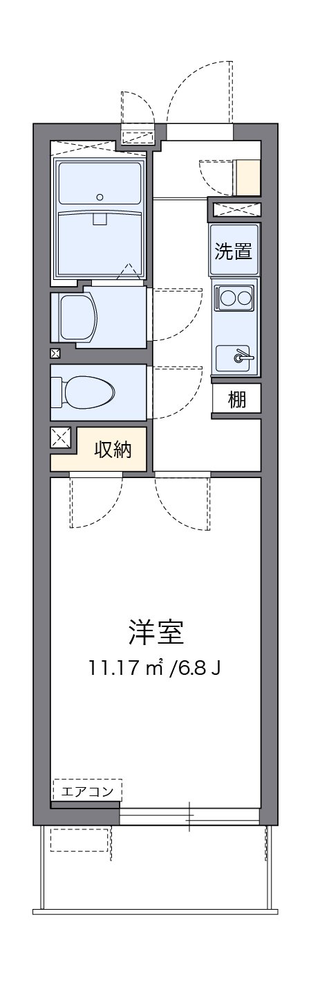 代表的な間取のため実際の間取とは異なる場合があります