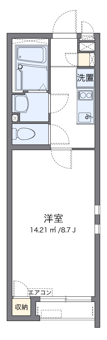 代表的な間取のため実際の間取とは異なる場合があります