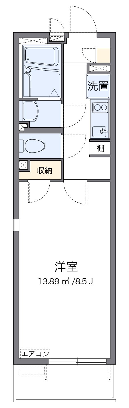 代表的な間取のため実際の間取とは異なる場合があります
