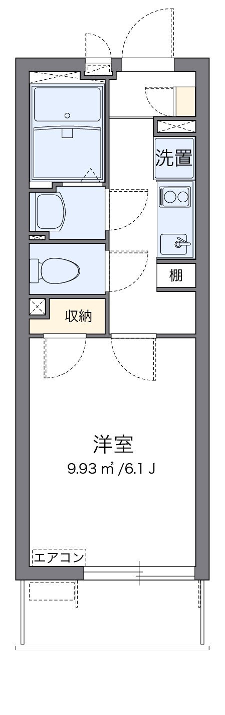 代表的な間取のため実際の間取とは異なる場合があります