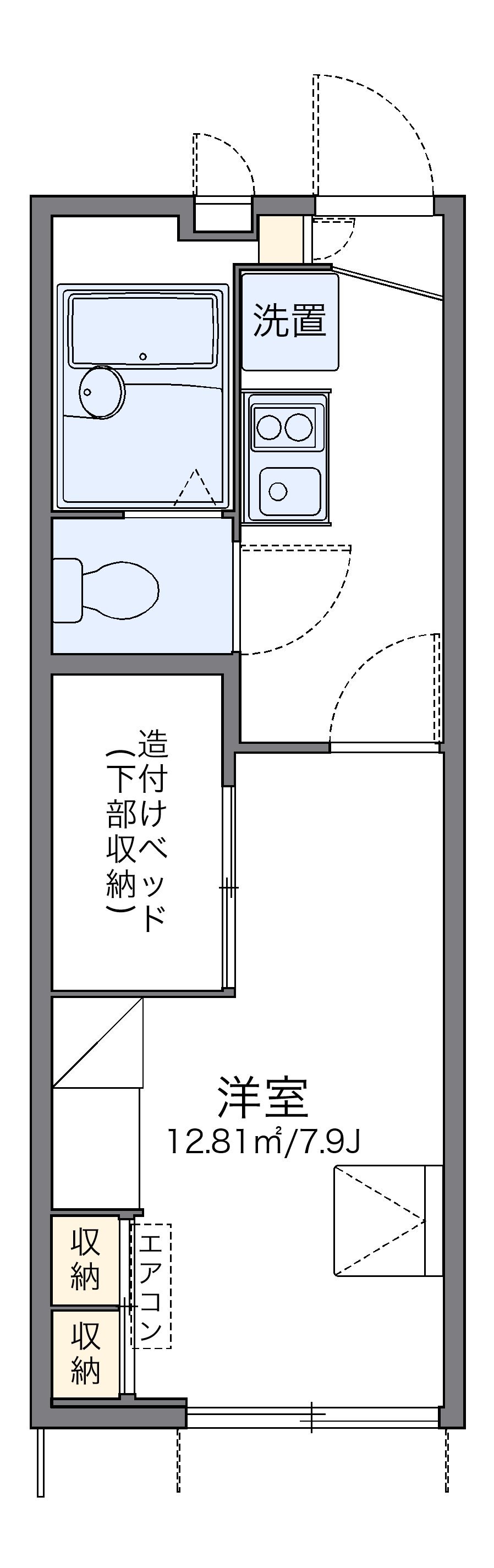 代表的な間取のため実際の間取とは異なる場合があります