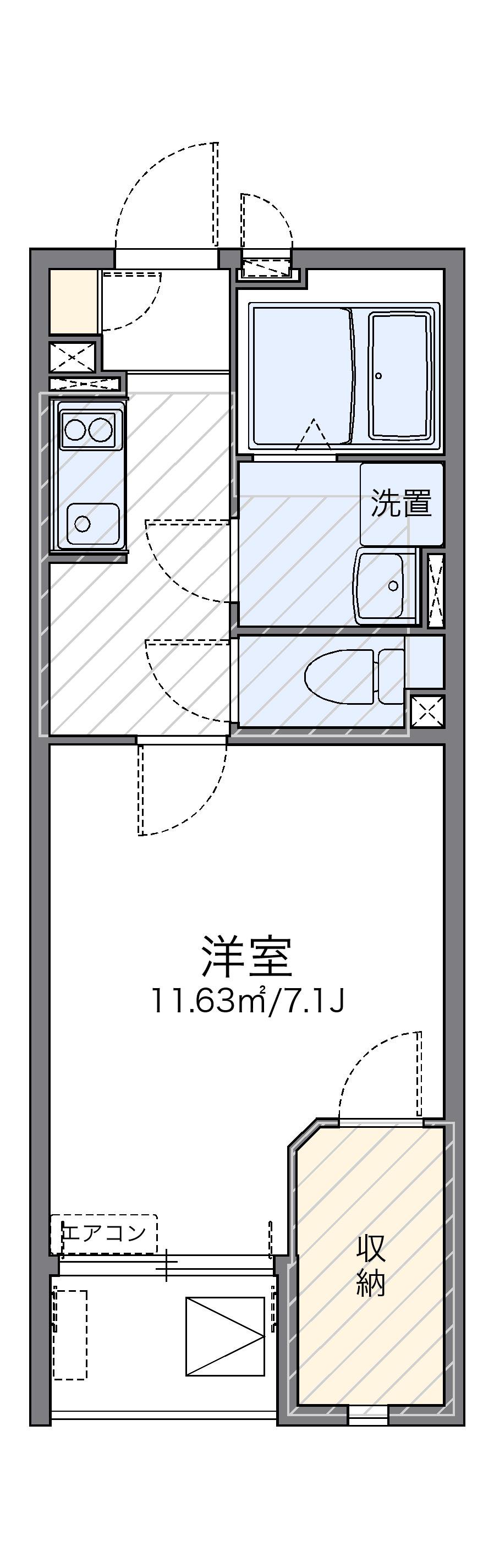 代表的な間取のため実際の間取とは異なる場合があります