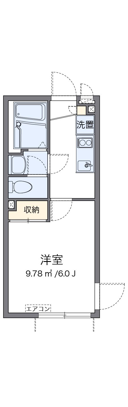 代表的な間取のため実際の間取とは異なる場合があります