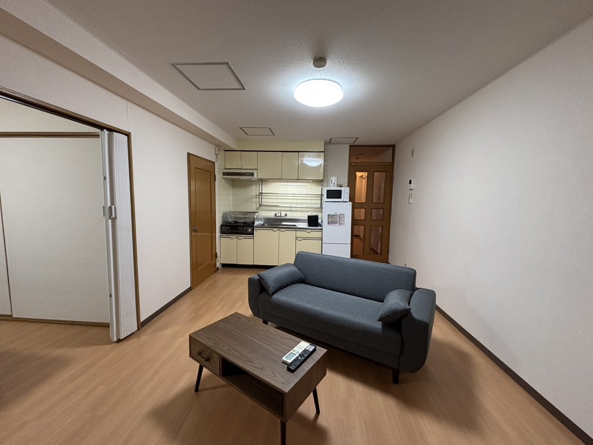 POROKARI旭川1条通Aエアコン/駐車場有/複数室 - 旭川市 マンスリーマンション 旭川市 ウィークリーマンション