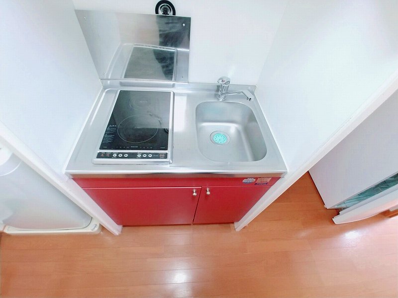 ２口電気コンロ