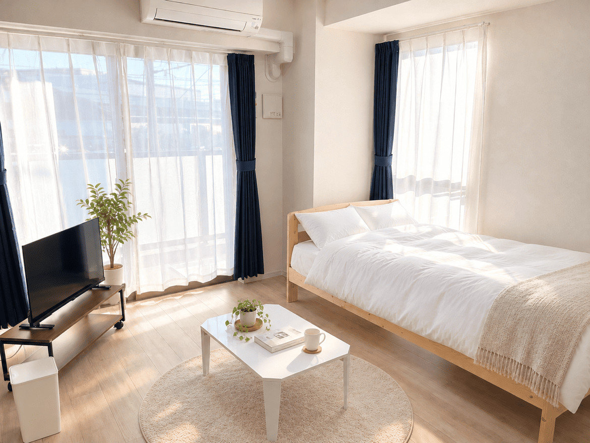 ※写真はお部屋のイメージです。植木やラグなどの装飾は撮影用です。