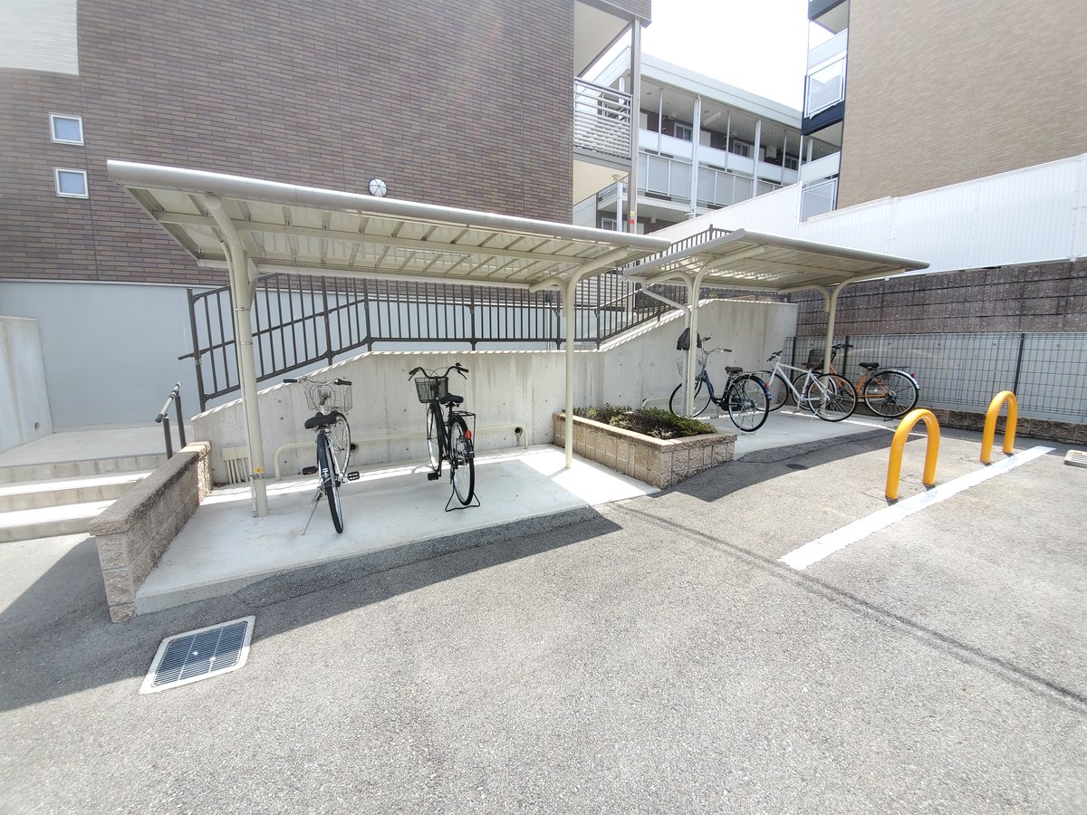 駐輪場です。