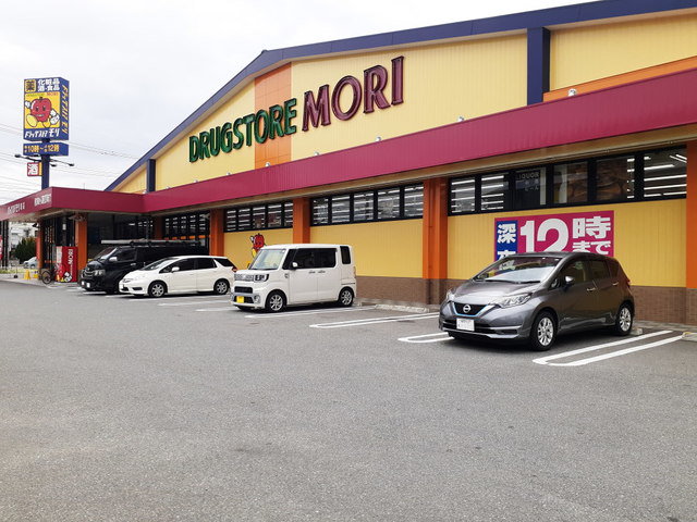 ドラッグストアモリ堤店まで350m