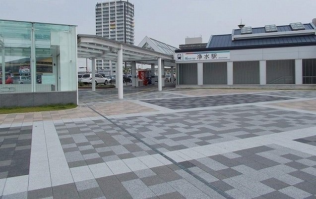 名鉄浄水駅まで1000m