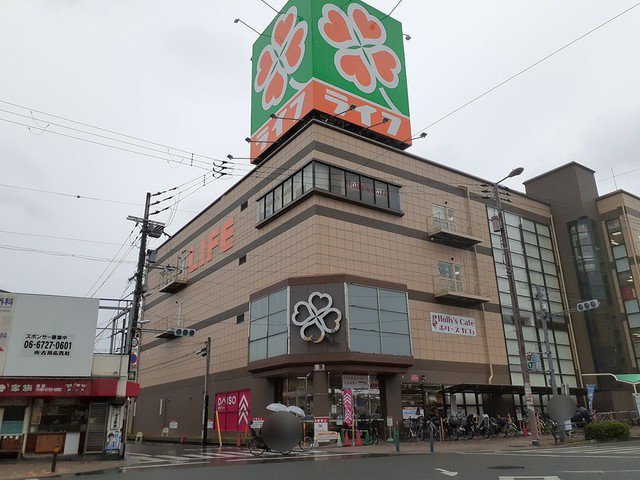 ライフ巽店様まで762m