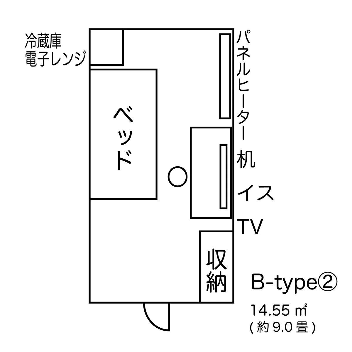 個室間取り