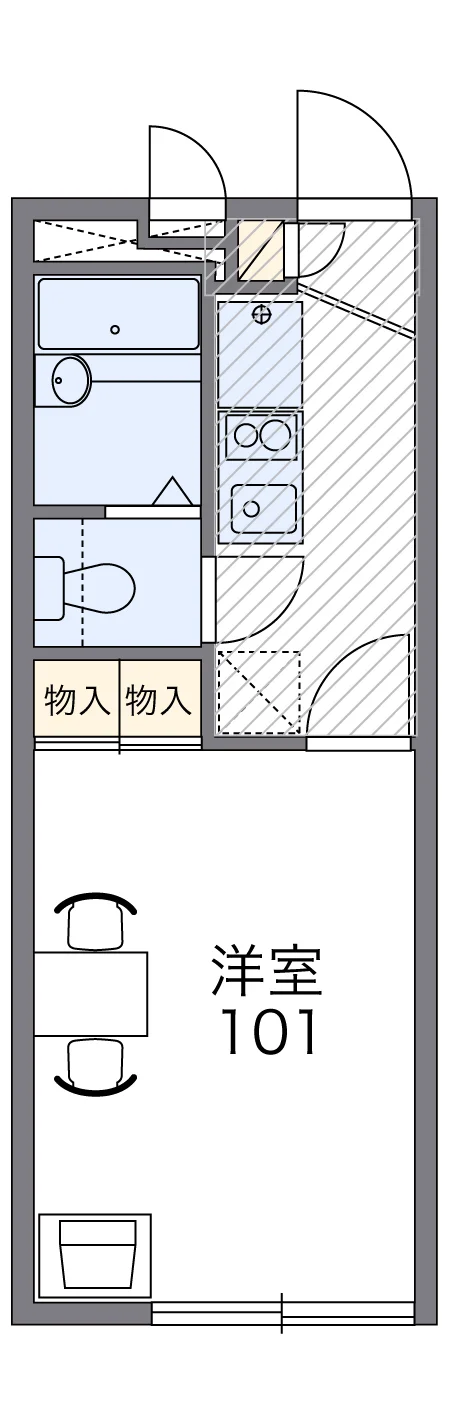代表的な間取のため実際の間取とは異なる場合があります