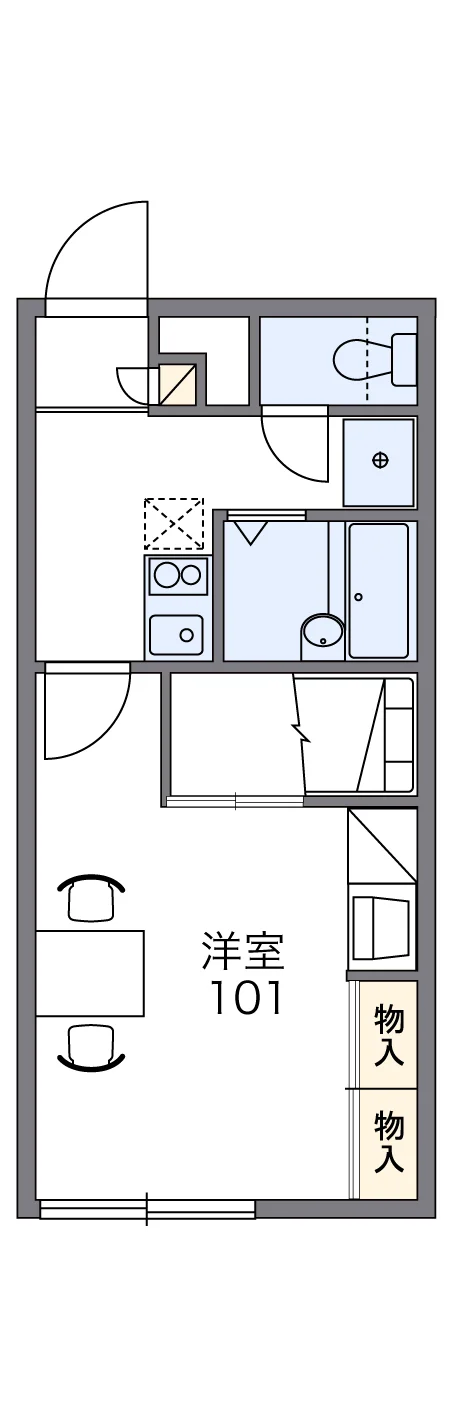 代表的な間取のため実際の間取とは異なる場合があります