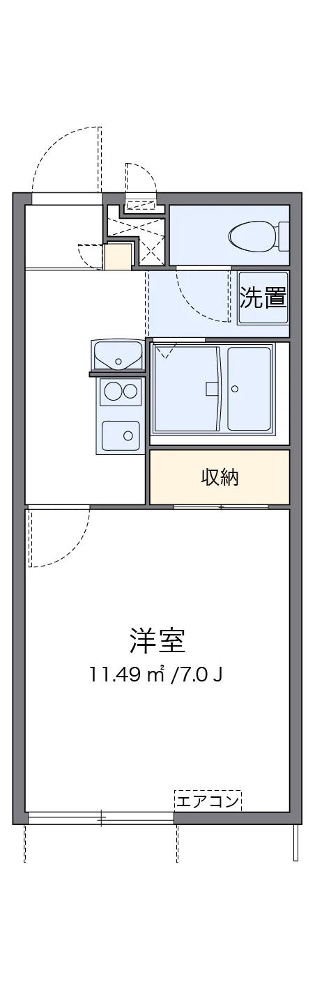 代表的な間取のため実際の間取とは異なる場合があります
