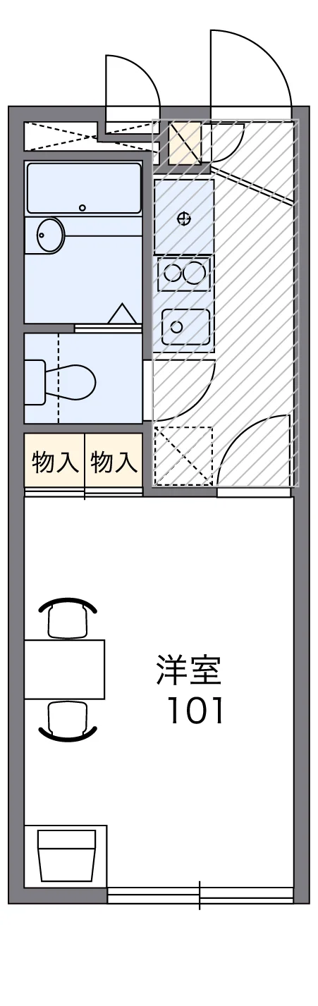代表的な間取のため実際の間取とは異なる場合があります