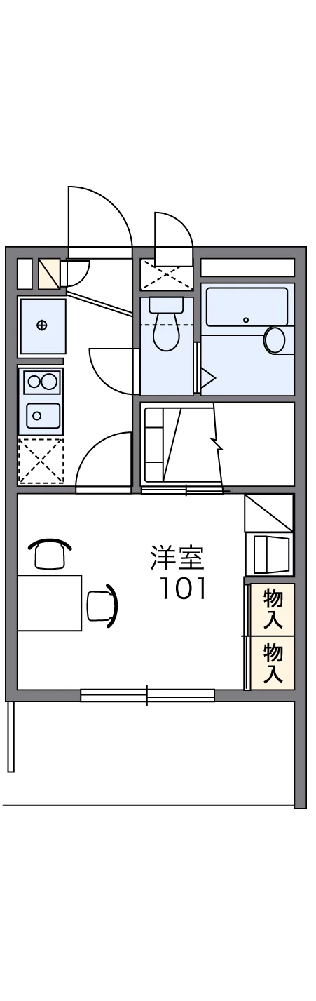 代表的な間取のため実際の間取とは異なる場合があります