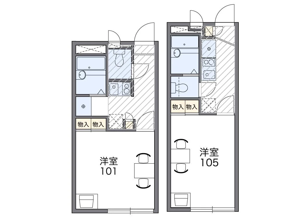 代表的な間取のため実際の間取とは異なる場合があります