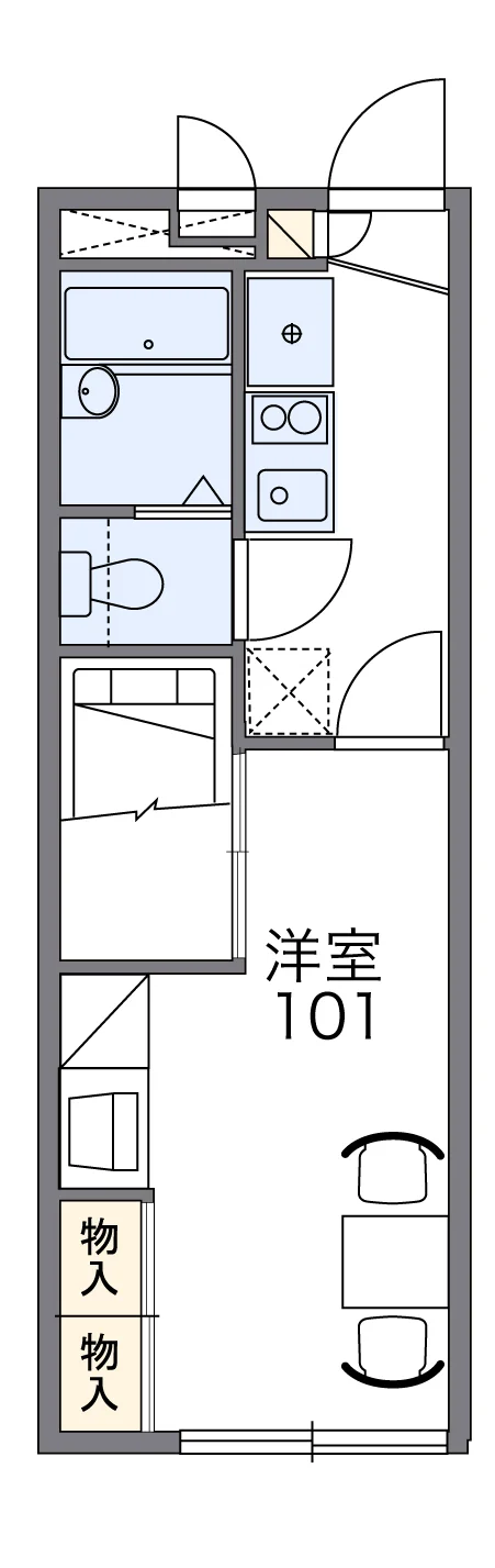 代表的な間取のため実際の間取とは異なる場合があります