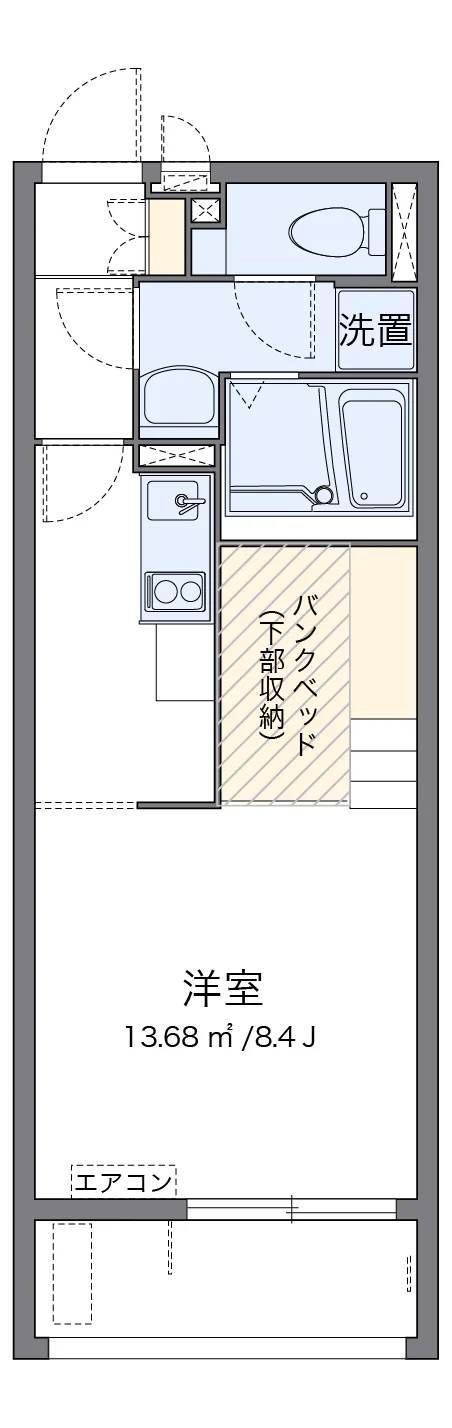 代表的な間取のため実際の間取とは異なる場合があります