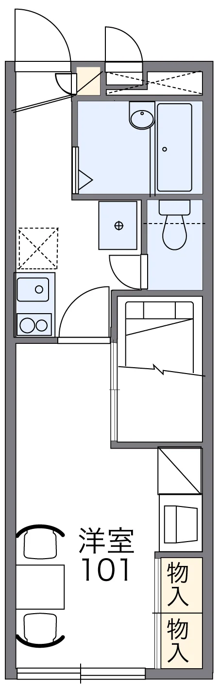 代表的な間取のため実際の間取とは異なる場合があります