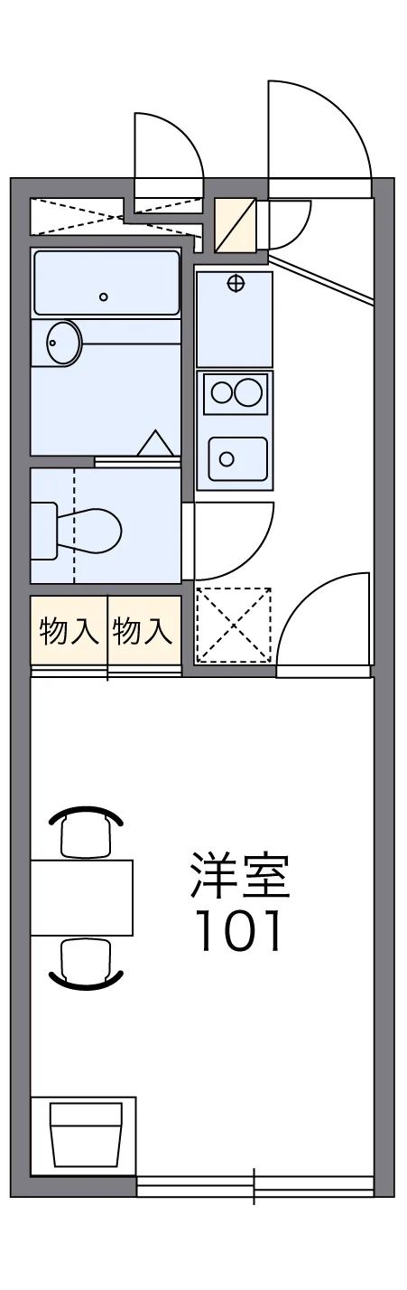 代表的な間取のため実際の間取とは異なる場合があります