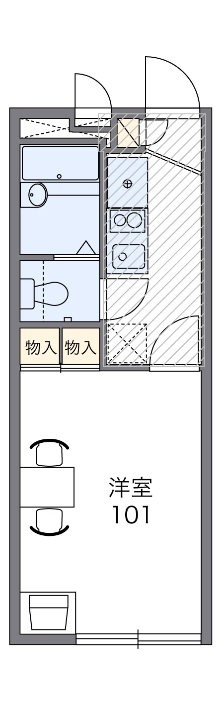 代表的な間取のため実際の間取とは異なる場合があります