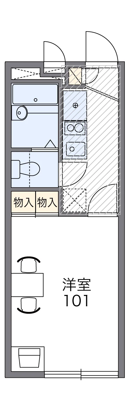代表的な間取のため実際の間取とは異なる場合があります