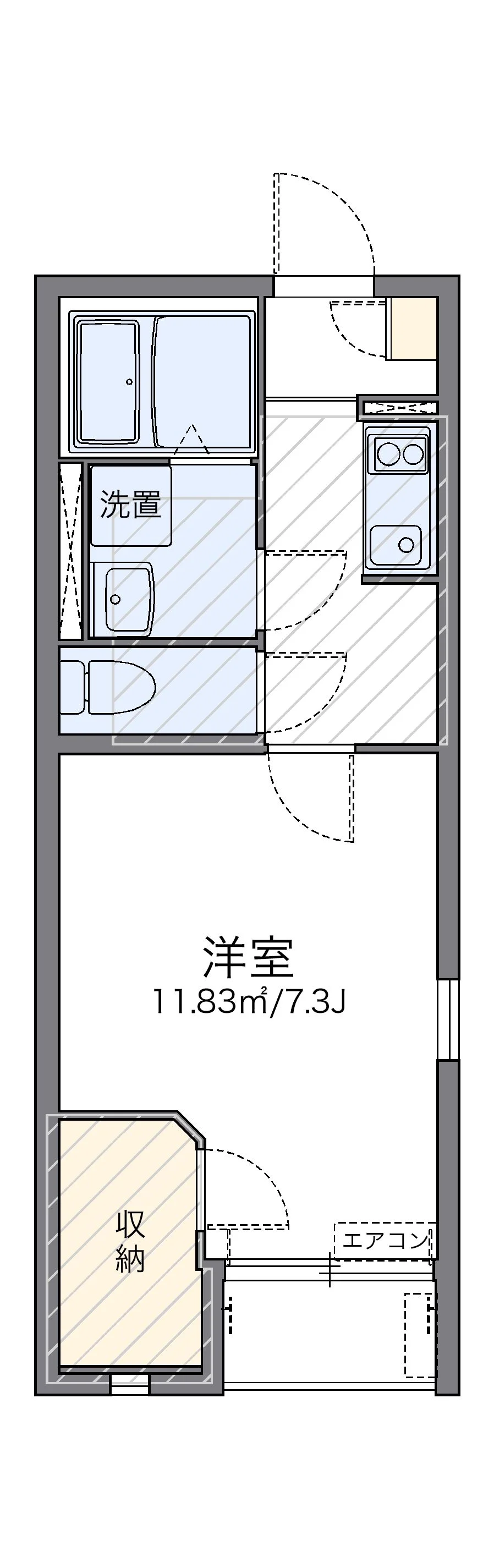 代表的な間取のため実際の間取とは異なる場合があります