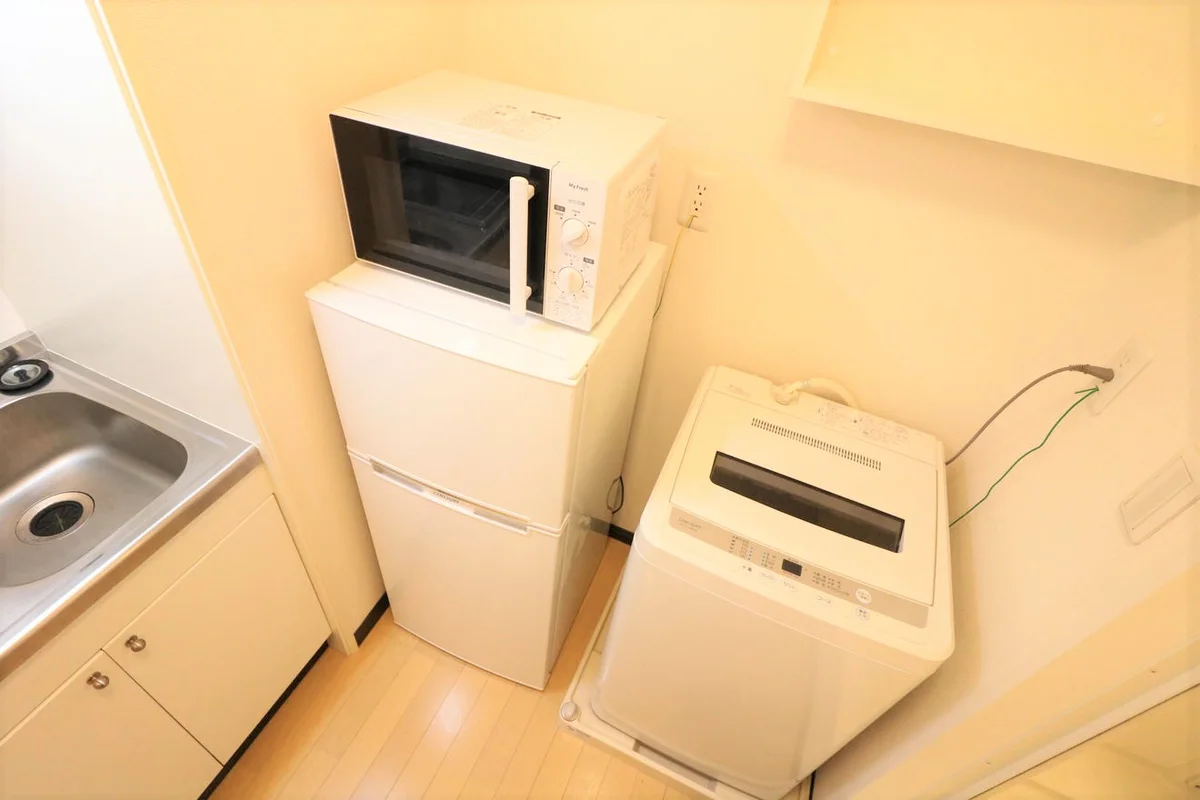 室内洗濯機完備によりお手軽に引越しが可能！