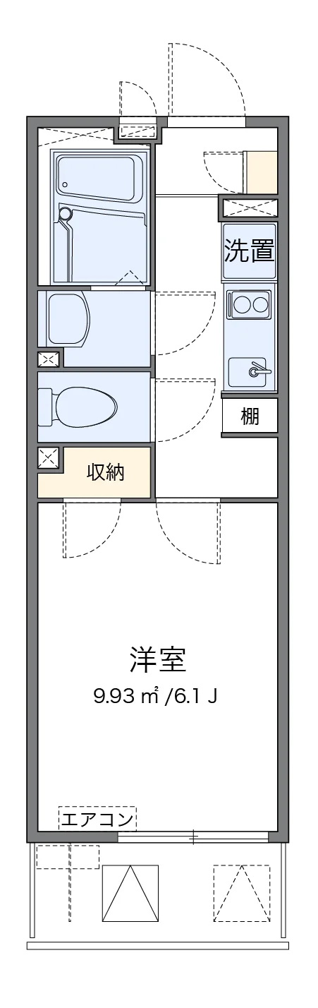 代表的な間取のため実際の間取とは異なる場合があります