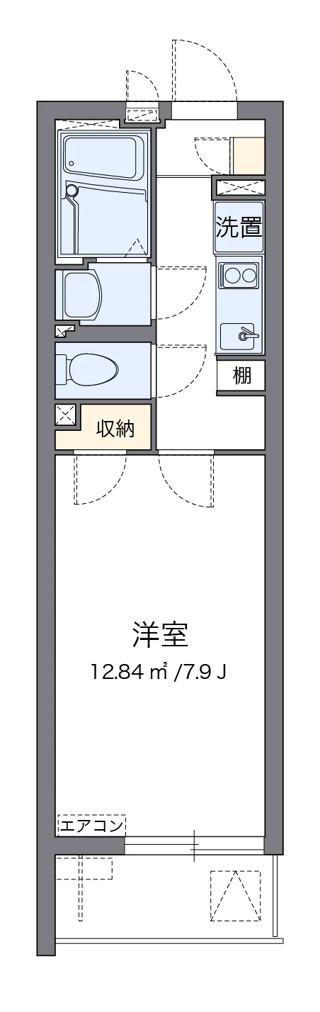 代表的な間取のため実際の間取とは異なる場合があります