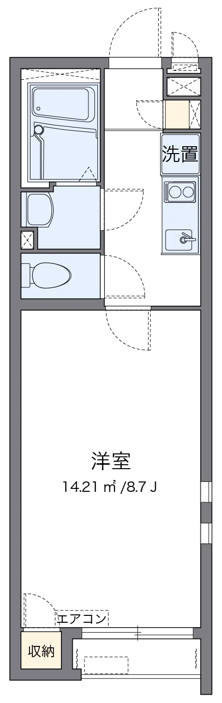 代表的な間取のため実際の間取とは異なる場合があります