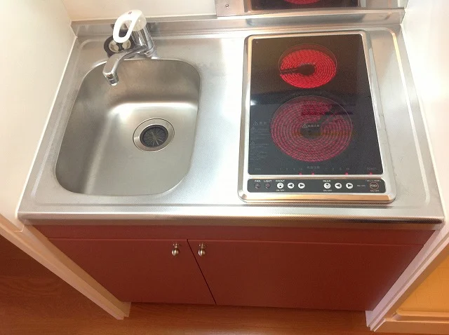 2口電気コンロ