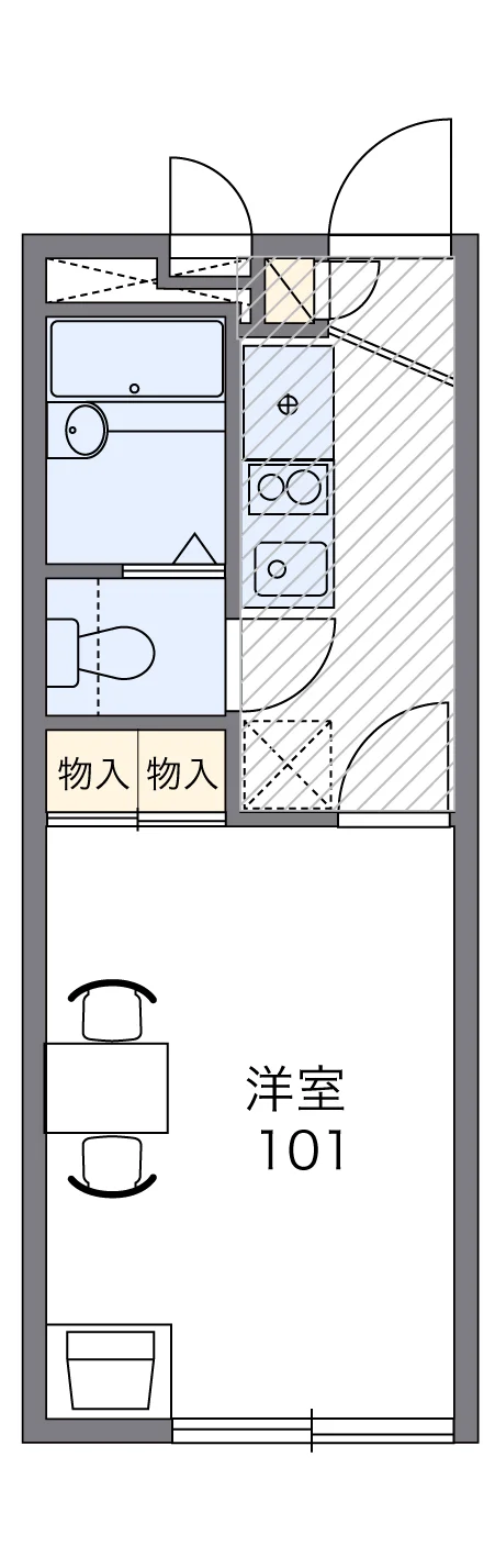 代表的な間取のため実際の間取とは異なる場合があります
