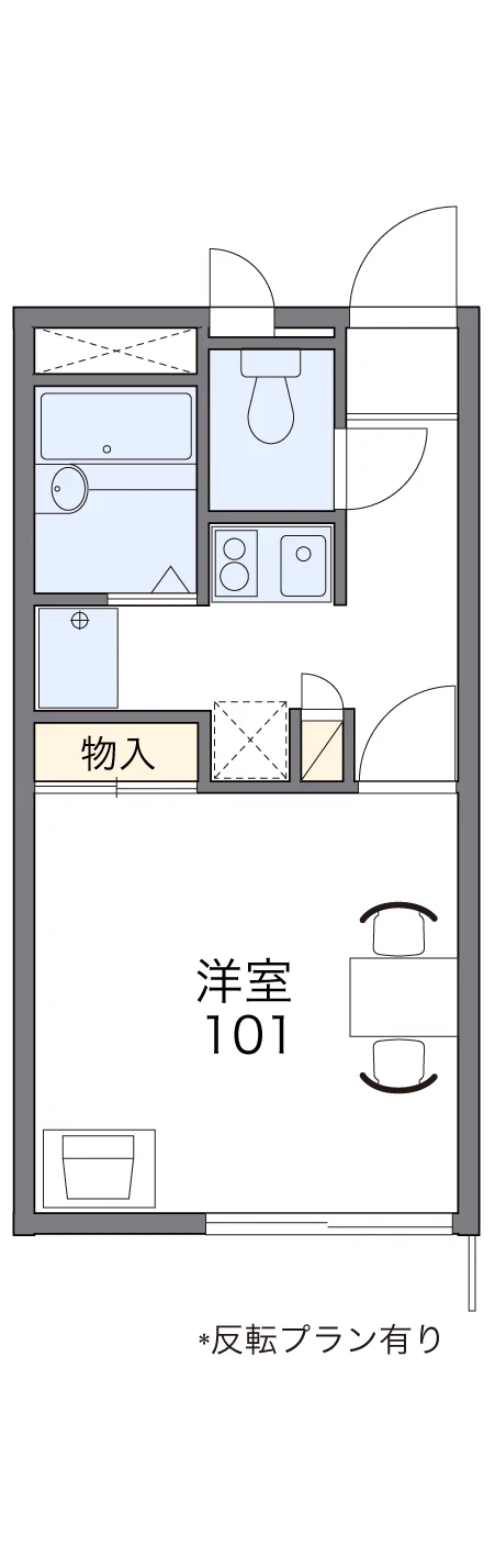 代表的な間取のため実際の間取とは異なる場合があります