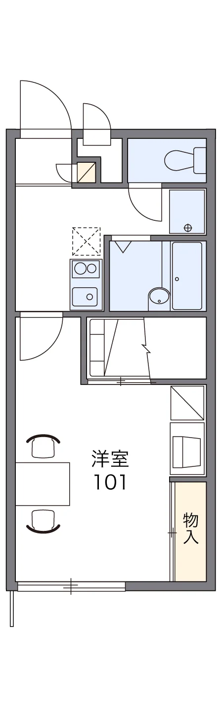 代表的な間取のため実際の間取とは異なる場合があります