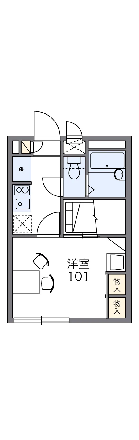 代表的な間取のため実際の間取とは異なる場合があります