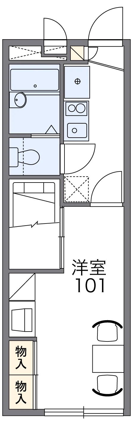 代表的な間取のため実際の間取とは異なる場合があります