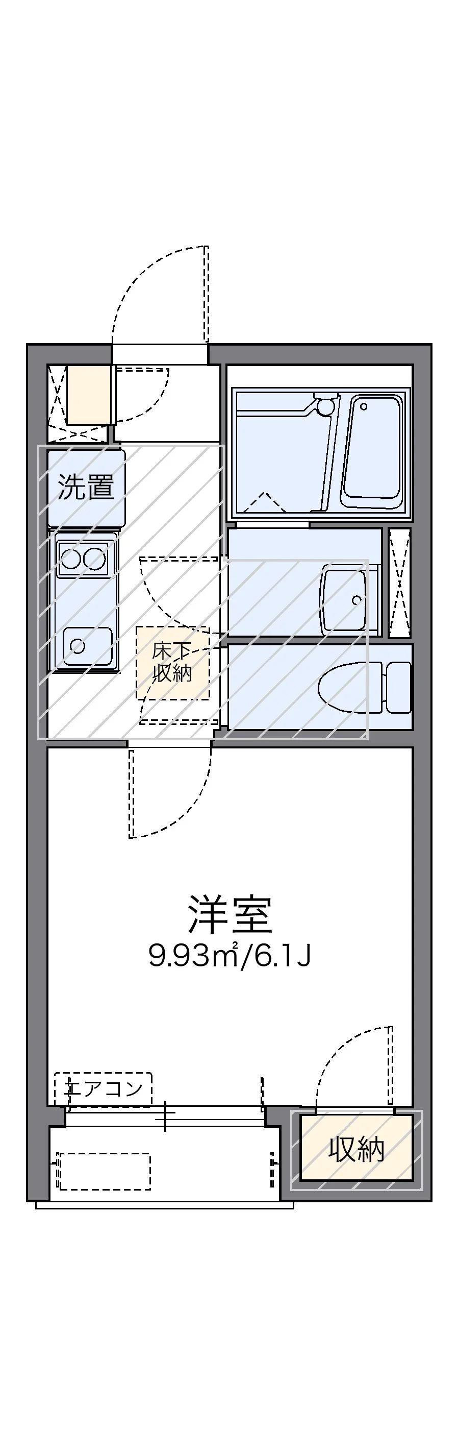 代表的な間取のため実際の間取とは異なる場合があります