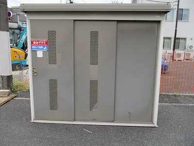 入居者様専用ゴミ庫です。