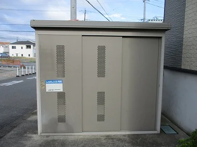 入居者様専用ゴミ庫です。