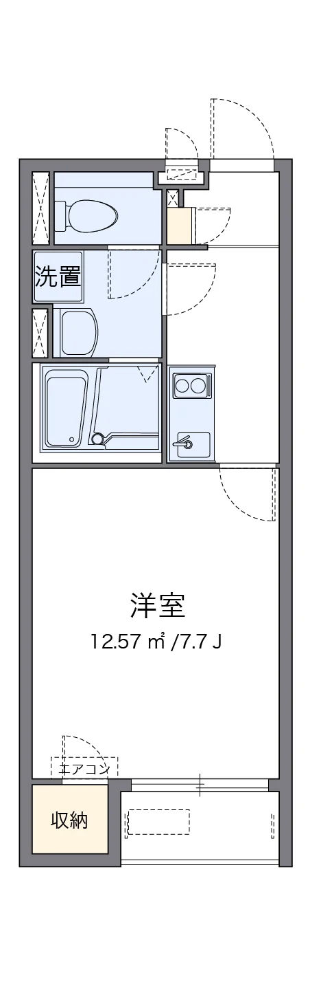 代表的な間取のため実際の間取とは異なる場合があります