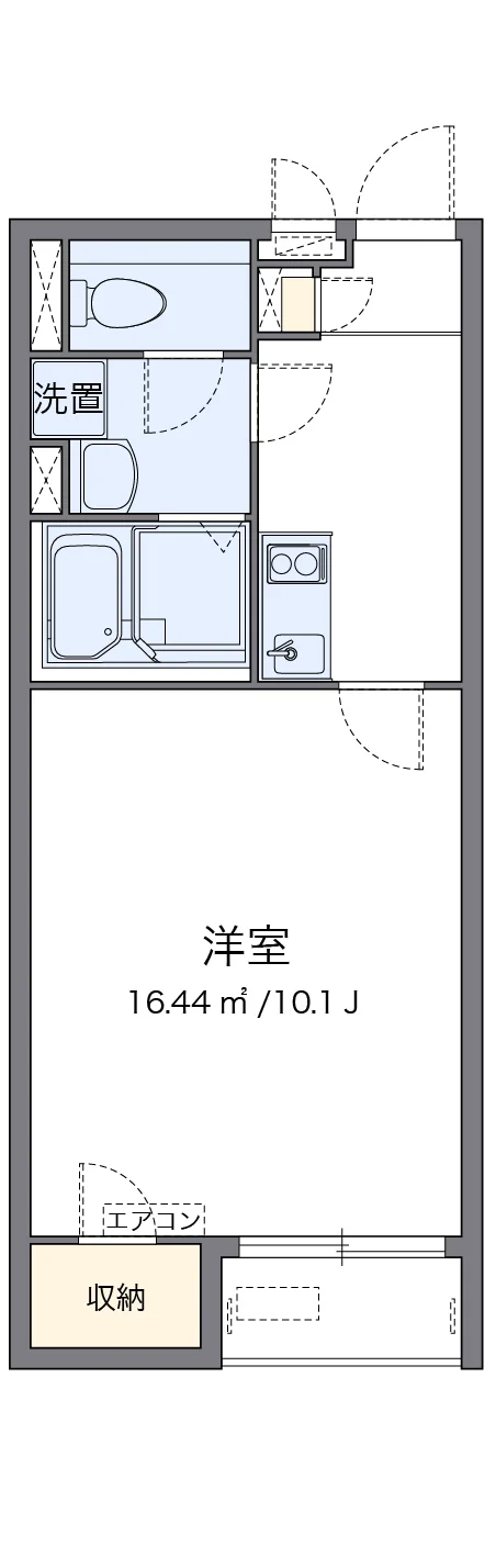 代表的な間取のため実際の間取とは異なる場合があります